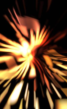 Işık parçacık izleri. Parlayan parçacıkları ve çizgileri olan ışık patlaması yıldızı. Güzel hareketli soyut ışın arkaplanı.