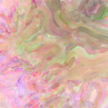 El yapımı sürreal soyut desenli suluboya. Modern sanatsal resim. 2D çizim. Arkaplan boyası karışımı. Yaratıcı duvar sanatı. Çağdaş sanat.