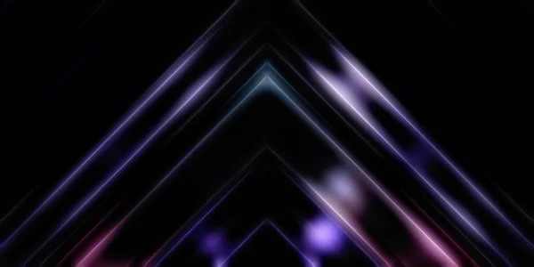 Abstract Stralende Geometrische Lichten Achtergrond Fractale Symmetrische Grafische Illustratie Intersecterende — Stockfoto