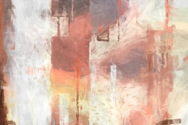 Soyut arkaplanda pürüzlü fırça darbeleri. Fırça boyası. Renkli boya darbeleri. Eşsiz duvar sanatı. Tuvaldeki modern sanat. Renkli çağdaş sanat eserleri. 