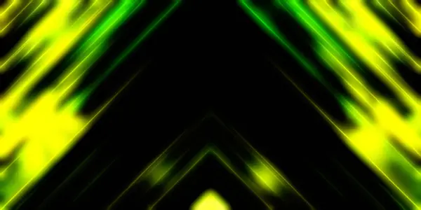 Abstract Shining Geometric Lights Background Fractal Symmetric Graphic Illustration Intersecting — Stock Photo, Image