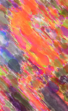 Çağdaş sanat. El yapımı resim. Modern sanat eserleri. Yüzeyde suluboya fırça darbeleriyle resim yapmak. 2D çizim. Sanatsal arkaplan resmi. Tablo üzerinde soyut resim. Renkli doku.