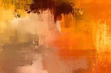 Çapraz vahşi fırça darbeleriyle arka plan. Renkli ve canlı bir tasvir. Boyalı sanat. Yaratıcı soyut resim.