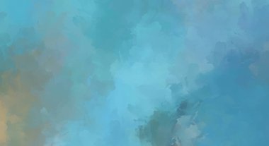 Renkli fırça darbelerinin 2D çizimi. Dekoratif desenli resim. canlı boya desenli arkaplan.