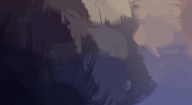 Kaotik resim. Taranmış Boyalı Soyut Arkaplan. Fırça darbesi ile boyanmış. Sanatsal canlılık ve renkli duvar kağıdı.