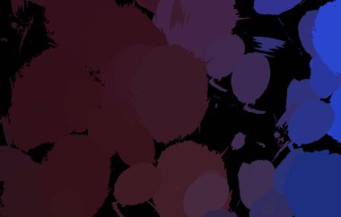 Vahşi fırça darbeleriyle yaratıcı soyut resim. Artistik fırça darbeleriyle donatılmış. Renkli ve canlı bir tasvir. Boyalı sanat.