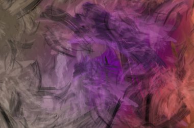 Modern sanat. Taranmış Boyalı Soyut Arkaplan. Fırça darbesi ile boyanmış. Boya darbeleri. 2B Görüntü