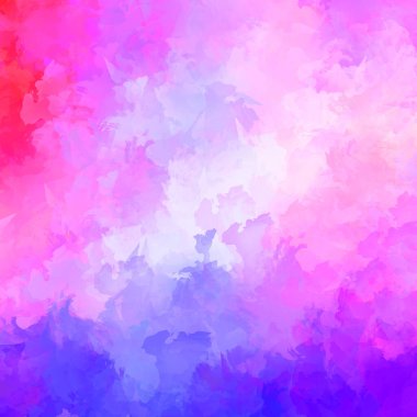 Duvar sanatı Eşsiz ve yaratıcı illüstrasyon. Fırça darbesi ile boyanmış. Renkli fırça darbelerinin soyut arkaplanı. Fırçalanmış canlı duvar kâğıdı. Boyalı sanatsal yaratım.