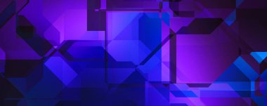 Soyut geometrik duvar kağıdı. Geometrik renkli şekiller. Çokgen arka plan. Bir teknolojinin dijital illüstrasyonuName.