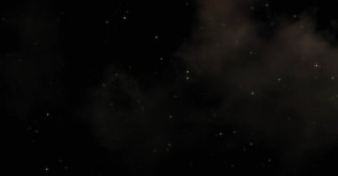 Galaksi uzayındaki yıldız alanı renkli nebula ile. Uzayın derinliklerinin bilim kurgu geçmişi. Ruhsal duvar kağıdı.