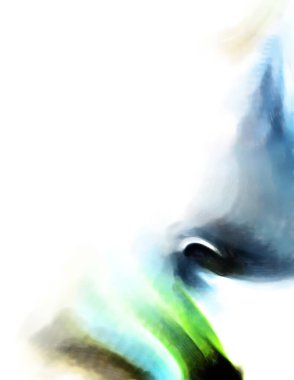 Modern sanat. Renkli çağdaş sanat eserleri. Renkli boya darbeleri. Soyut arkaplanda fırça darbeleri. fırça boyası.