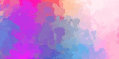 Taranmış Boyalı Soyut Arkaplan. Vahşi kaotik fırça darbeleri. Boya darbeleri. 2D İllüstrasyon. Fırça darbeli resim.