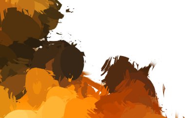 Duvar sanatı Eşsiz ve yaratıcı illüstrasyon. Fırça darbesi ile boyanmış. Renkli fırça darbelerinin soyut arkaplanı. Fırçalanmış canlı duvar kâğıdı. Boyalı sanatsal yaratım.