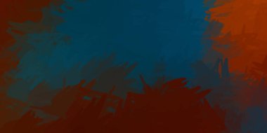 Fırça darbesi ile boyanmış. Sanatsal canlılık ve renkli duvar kâğıdı. Kaotik resim. Taranmış Boyalı Soyut Arkaplan. 