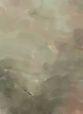 Pastel renklerde suluboya resim. Poster, duvar sanatı, afiş, kart, kitap kapağı ya da ambalaj için rahatlatıcı kompozisyonun yumuşak renkli çizimi. Modern fırça darbeleri resim.