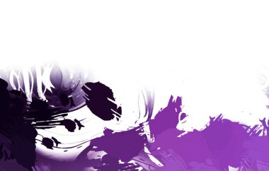 Taranmış Boyalı Soyut Arkaplan. Vahşi kaotik fırça darbeleri. Boya darbeleri. 2D İllüstrasyon. Fırça darbeli resim. 