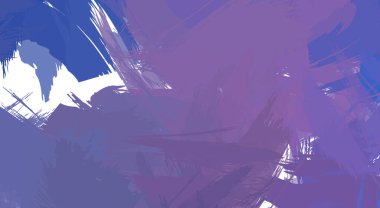 Renkli fırça darbelerinin 2B çizimi. Dekoratif doku resmi. Canlı boya desenli arka plan. Kaotik fırça darbeleri resim.