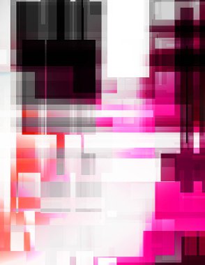 Fütürist soyut geometrik duvar kağıdı. Geometrik renkli şekiller. Dikdörtgen şekilli arka plan. Bir teknolojinin dijital illüstrasyonuName.