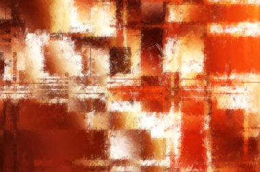 Modern sanat. Renkli çağdaş sanat eserleri. Renkli boya darbeleri. Soyut arkaplanda fırça darbeleri. Fırça boyası. Eşsiz duvar sanatı.