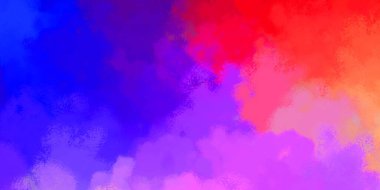 Taranmış Boyalı Soyut Arkaplan. Vahşi kaotik fırça darbeleri. Boya darbeleri. 2D İllüstrasyon. Fırça darbeli resim.