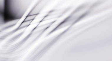 Soyut, enerjik bir arkaplan. Renkli, dalgalı duvar kâğıdı. Grafik çizimi. Üst üste gelen yumuşak dalgalı çizgiler.