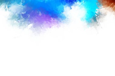 Taranmış Boyalı Soyut Arkaplan. Fırça darbesi ile boyanmış. Sanatsal canlılık ve renkli duvar kağıdı.