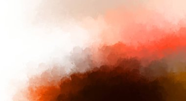 Yaratıcı soyut resim. Artistik fırça darbeleriyle donatılmış. Renkli ve canlı bir illüstrasyon. boyalı sanat.