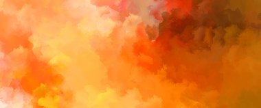 Renkli fırça darbelerinin 2D çizimi. Dekoratif desenli resim. canlı boya desenli arkaplan.