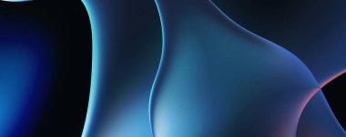 Soyut arkaplan. Değişken renk değişim dalgaları, dinamik hareketlerle. Işık dalgalarının neon renkli soyut tasarımı. Duvar kağıdı, afiş, arkaplan, kart, kitap illüstrasyonu, web sitesi.