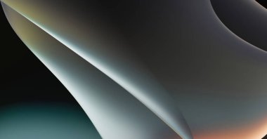 Soyut arkaplan. Değişken renk değişim dalgaları, dinamik hareketlerle. Işık dalgalarının neon renkli soyut tasarımı. Duvar kağıdı, afiş, arkaplan, kart, kitap illüstrasyonu, web sitesi.