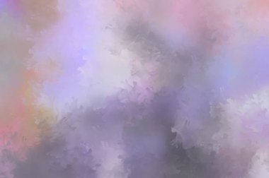 Renkli fırça darbelerinin 2D çizimi. Dekoratif desenli resim. canlı boya desenli arkaplan.