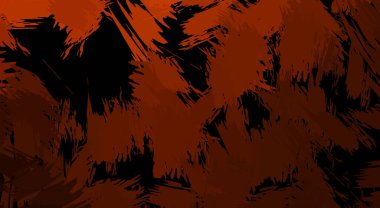 Canlı fırça darbeleriyle boyanmış. Renkli desenli resim. Fırçalanmış duvar kağıdını boya.