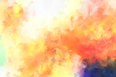 Sanatsal soyut arkaplan. Doku boyalı duvar kağıdı. Boya darbeleriyle yaratıcı bir illüstrasyon. Fırça desenli resim.