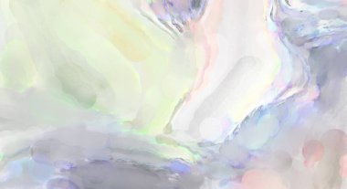 Modern fırça darbeleri. Pastel renklerde suluboya resim. Poster, duvar sanatı, afiş, kart, kitap kapağı veya ambalaj için sakinleştirici kompozisyonun yumuşak renkli çizimi. 