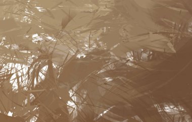 Renkli fırça darbelerinin 2B çizimi. Dekoratif doku resmi. Canlı boya desenli arka plan. Kaotik fırça darbeleri resim.