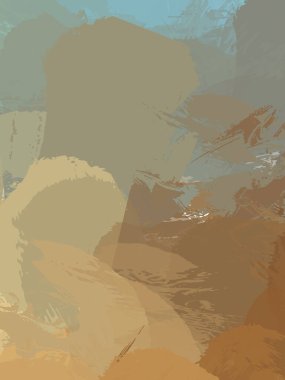 Renkli fırça darbelerinin 2B çizimi. Dekoratif doku resmi. Canlı boya desenli arka plan. Kaotik fırça darbeleri resim.