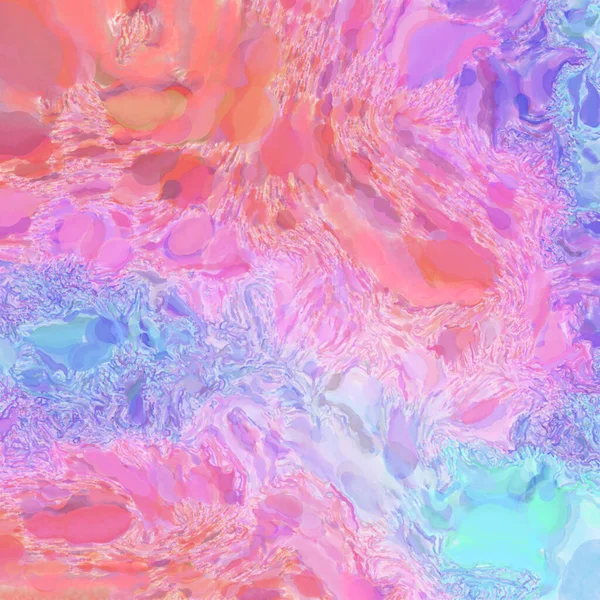 El yapımı sürreal soyut desenli suluboya. Modern sanatsal resim. 2D çizim. Arkaplan boyası karışımı. Yaratıcı duvar sanatı. Çağdaş sanat.