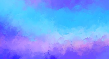 Yaratıcı soyut resim. Artistik fırça darbeleriyle donatılmış. Renkli ve canlı bir illüstrasyon. boyalı sanat.