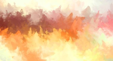 Yaratıcı soyut resim. Artistik fırça darbeleriyle donatılmış. Renkli ve canlı bir illüstrasyon. boyalı sanat.