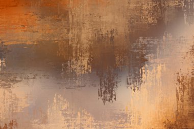 Çapraz vahşi fırça darbeleriyle arka plan. Renkli ve canlı bir tasvir. Boyalı sanat. Yaratıcı soyut resim.