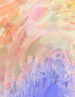 Çılgın suluboya şablonu. Yaratıcı soyutlama. Modern sanat eserleri. 2D çizim. Dijital doku duvar kağıdı. Sanatsal sulu arkaplan malzemesi. 