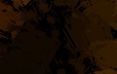 Vahşi fırça darbeleriyle yaratıcı soyut resim. Artistik fırça darbeleriyle donatılmış. Renkli ve canlı bir tasvir. Boyalı sanat.