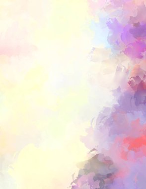 Sanatsal canlılık ve renkli duvar kağıdı. Taranmış Soyut Arkaplan. Fırça darbeli resim. 