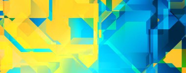 Soyut geometrik duvar kağıdı. Geometrik renkli şekiller. Çokgen arka plan. Bir teknolojinin dijital illüstrasyonuName.