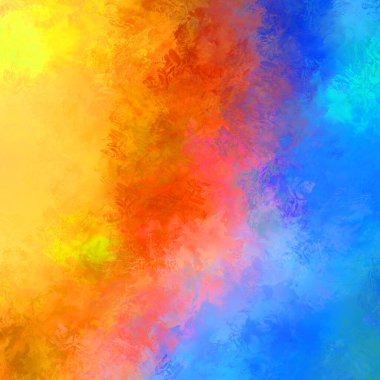 Yaratıcı soyut resim. Artistik fırça darbeleriyle donatılmış. Renkli ve canlı bir illüstrasyon. boyalı sanat.