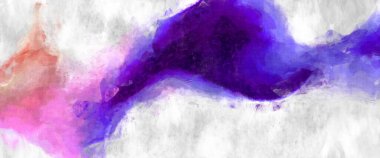 Soyut arkaplanda pürüzlü fırça darbeleri. Fırça boyası. Renkli boya darbeleri. Eşsiz duvar sanatı. Tuvaldeki modern sanat. Renkli çağdaş sanat eserleri. 