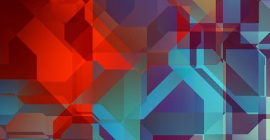 Dinamik bileşime sahip minimalist düz stil içinde modayı takip eden geometrik soyut arkaplan. 