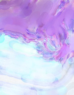 Suluboya fırça darbeleri. Modern sanat. Soyut doku. 2D çizim. Yüzeyde etkileyici el yapımı suluboya. Renkli bir fon. Çok renkli arkaplan. Çağdaş duvar sanatı. 