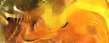 Modern sanat. Renkli çağdaş sanat eserleri. Renkli boya darbeleri. Soyut arkaplanda fırça darbeleri. fırça boyası.