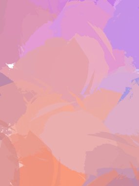 Renkli fırça darbelerinin 2B çizimi. Dekoratif doku resmi. Canlı boya desenli arka plan. Kaotik fırça darbeleri resim.